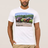 Racing van Beauful Belmont Park T-shirt (Voorkant)