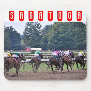Racing van historische Saratoga Race Course Muismat