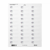Racing van wilde paarden etiket (Full Sheet)