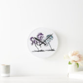 Racing van wilde paarden ronde klok (Huis)