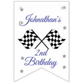 Racing verjaardagsfeestje | Snel één en twee Vlaggetjes (Eerste vlag)