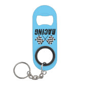 Racing vlag flesopener mini flessenopener (Voorkant)