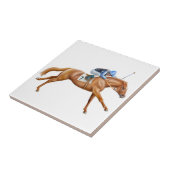 Racing voor de finse lijn tegeltje (Zijkant)