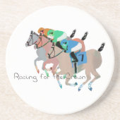 Racing voor de Kroon Zandsteen Onderzetter (Voorkant)