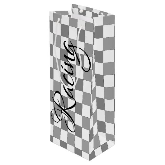 Racing Wijn Cadeautas (Achterkant Gekanteld)