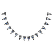 Racing zwart-wit geruit vlaggetjes (Alle)