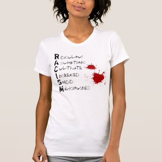 RACISM-acroniem T-shirt (Voorkant)