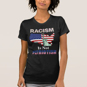 RACISM is geen PATRIOTISME T-shirt