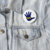 RACISM RONDE BUTTON 5,7 CM (In situ)