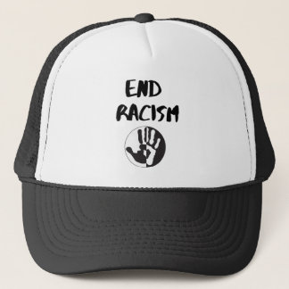 Racisme Design for Anti Racism Activists, End Raci Trucker Pet