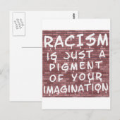 Racisme - Graffiti Briefkaart (Voorkant / Achterkant)