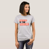 Racisme is de pandemie t-shirt (Voorkant volledig)