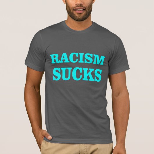 Racisme is klote! t-shirt (Voorkant)