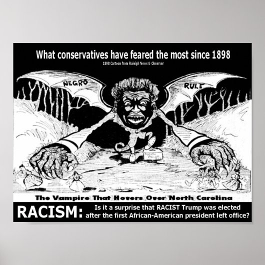 Racisme: poster 1898 (Voorkant)