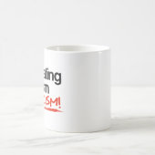 Racisme tolereren is racisme koffiemok (Center)