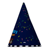 Racistisch Kind: Birthday Race Car Theme Feesthoedjes (Rechts)