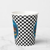 Racistisch Kind: Birthday Race Car Theme Papieren Bekers (Links)