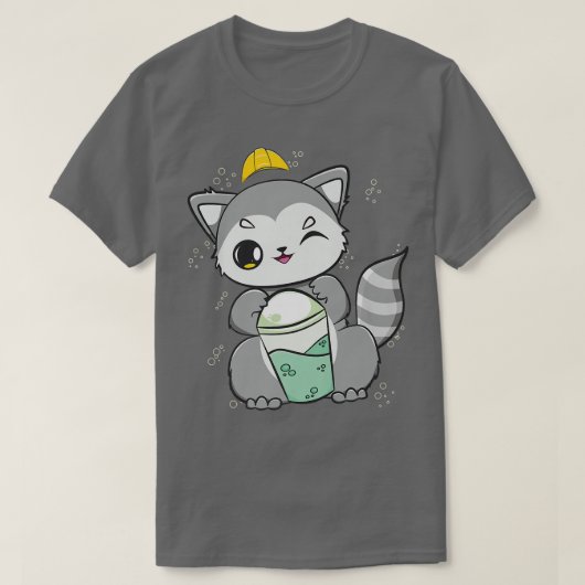 Racistische Drinken Boba voor de bouwpremie T-shirt (Design voorkant)