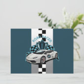 Racistische, groene, zwarte en witte verjaardag kaart (Staand voorkant)