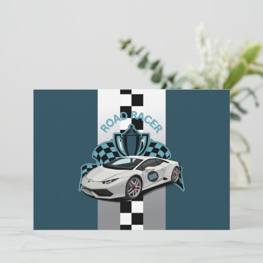 Racistische, groene, zwarte en witte verjaardag kaart (Staand voorkant)