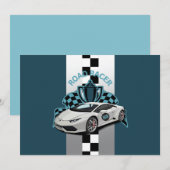 Racistische, groene, zwarte en witte verjaardag kaart (Voorkant / Achterkant)