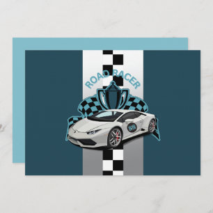 Racistische, groene, zwarte en witte verjaardag kaart