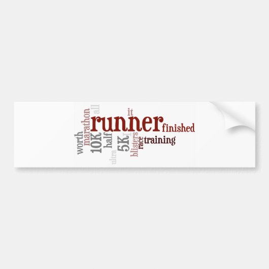 Racistische trots bumpersticker (Voorkant)