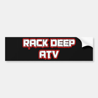 Rack Deep Atv-kleding & accessoires Bumpersticker
