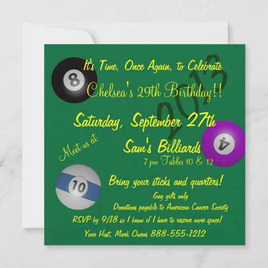 Rack Em Party Kaart (Achterkant)