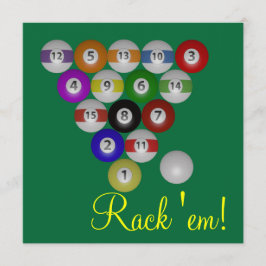 Rack Em Party Kaart