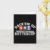 Rack Em Up Buttercup – biljartzwembad Kaart (Gele Bloem)