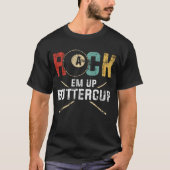 Rack Em Up Buttercup Stick 8 Ball Billiards Pool T-shirt (Voorkant)