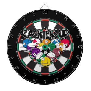 Rack Em Up Pool Dartbord