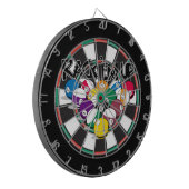 Rack Em Up Pool Dartbord (Voorkant Links)