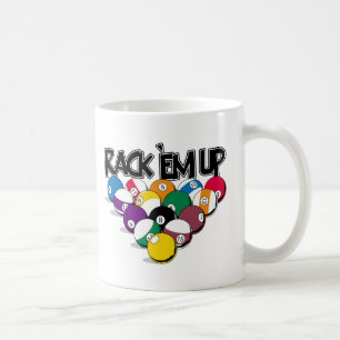 Rack Em Up Pool Koffiemok
