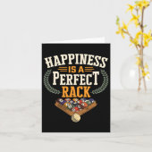 Rack Funny Pool Biljart Spel Snooker Pool Player Kaart (Gele Bloem)