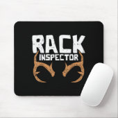 Rack Inspector Funny Deer Elk Buck Bow Hunting Hun Muismat (Met muis)