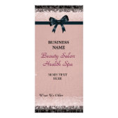 Rack Kaart Antiek Oud Papier Roze Zwarte Bogen (Voorkant)