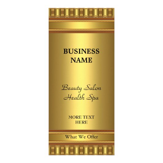 Rack Kaart Gold op Gold (Voorkant)