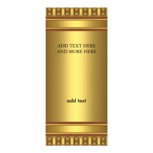 Rack Kaart Gold op Gold (Achterkant)