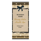 Rack Kaart Goud Bloemen Zwart Bogen (Voorkant)