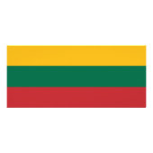 Rack Kaart met de vlag van Litouwen (Achterkant)