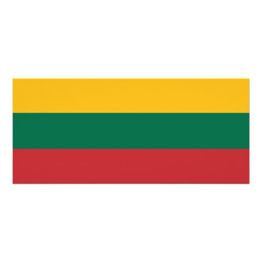 Rack Kaart met de vlag van Litouwen (Achterkant)