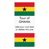 Rack Kaart met Ghanese vlag (Voorkant)