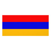 Rack Kaart met vlag van Armenië (Achterkant)