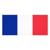 Rack Kaart met vlag van Frankrijk (Achterkant)
