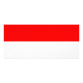 Rack Kaart met vlag van Indonesië (Achterkant)