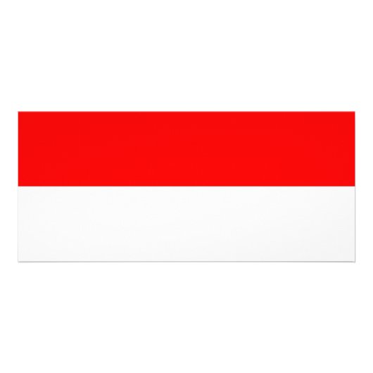 Rack Kaart met vlag van Indonesië (Achterkant)