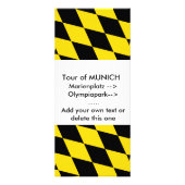 Rack Kaart met vlag van München (Voorkant)