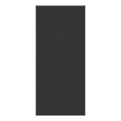 Rack-Kaart met zwarte en witte Beauty Salon-prijsl Reclamekaart (Achterkant)